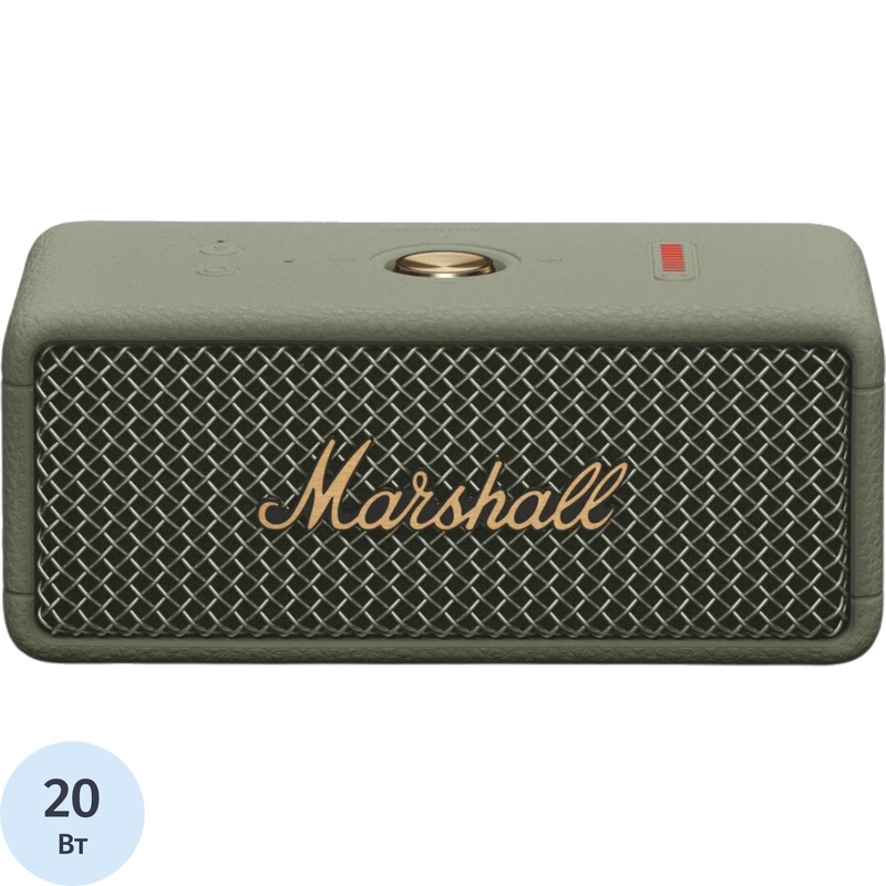 Изображение товара Портативная акустика Marshall Emberton III зелёная — мощный звук и водостойкость Изображение товара Портативная акустика Marshall Emberton III зелёная — мощный звук и водостойкость
