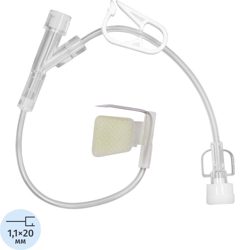 Изображение товара Игла инъекционная Губера 19G 1.1 x 20 мм, упаковка 10 штук