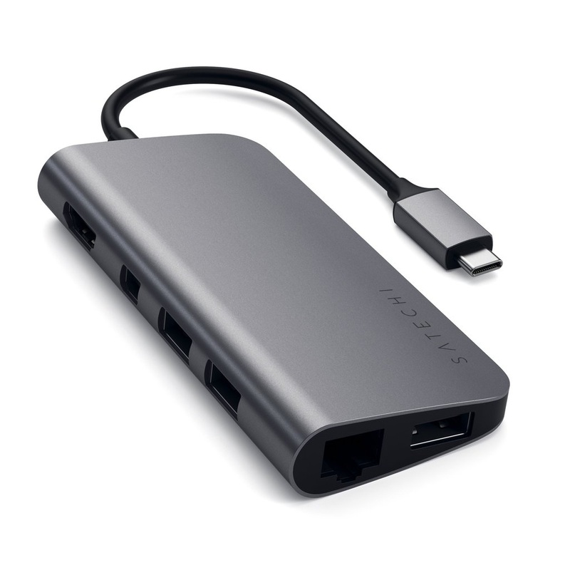 Изображение товара Док-станция Satechi ST-TCMM8PAM с USB Type-C, HDMI и RJ-45 Изображение товара Док-станция Satechi ST-TCMM8PAM с USB Type-C, HDMI и RJ-45