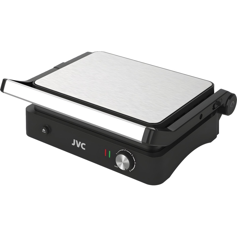 Изображение товара Электрогриль JVC JK-GR312 мощностью 2000 Вт, антипригарное покрытие, управление механическое