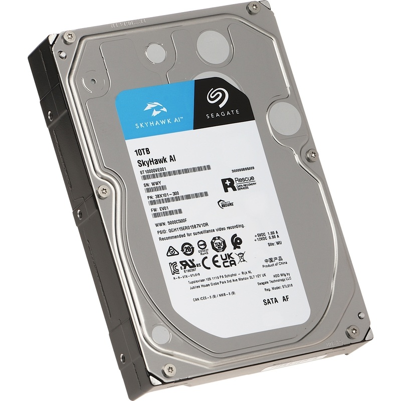 Изображение товара Жёсткий диск Seagate SkyHawk AI 10 ТБ SATA 7200 об/мин