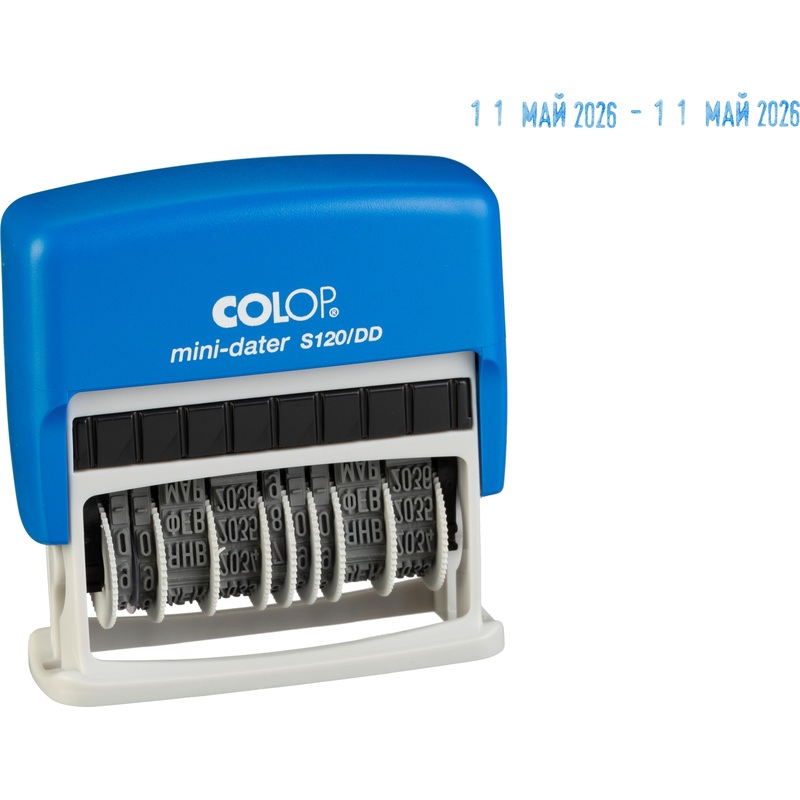 Изображение товара Датер мини автоматический буквенный Colop S120/DD с сменной подушкой