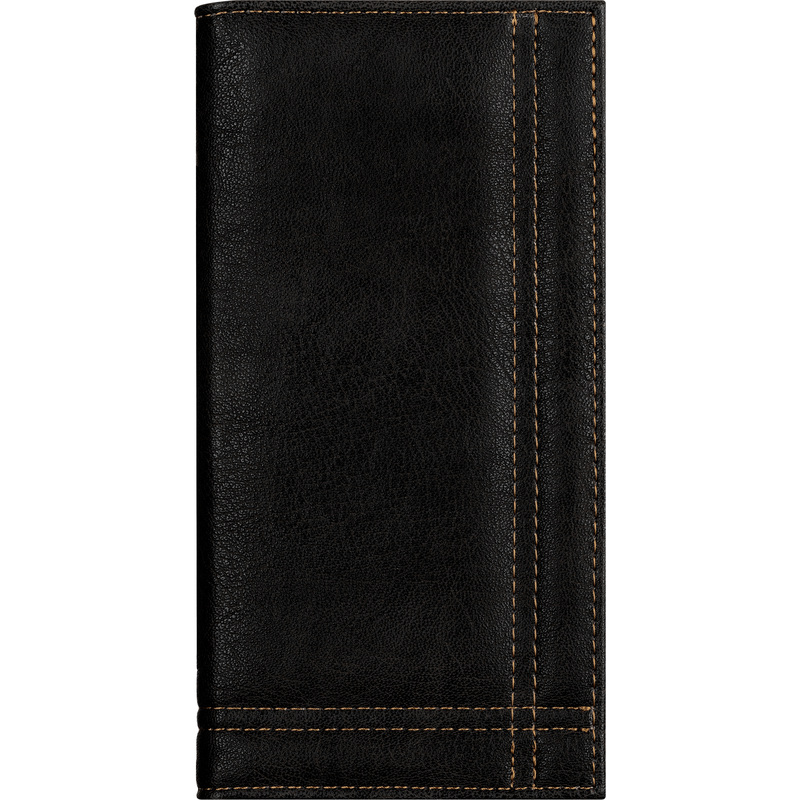 Изображение товара Папка для счета 110х230 мм, искусственная кожа черная