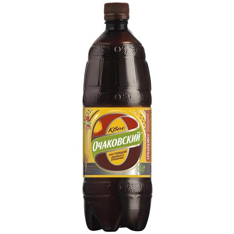 Изображение товара Квас Очаковский 1л натуральный летний напиток сильногазированный