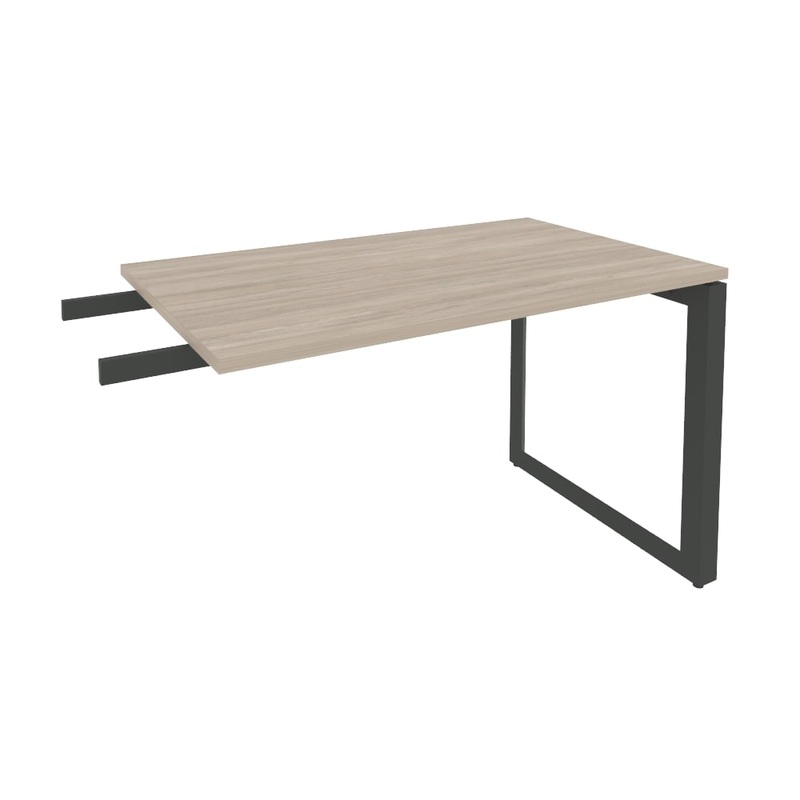 Изображение товара Брифинг-приставка к столам Onix-O O.MO-BR-11 дуб аттик антрацит 1180х720х750 мм