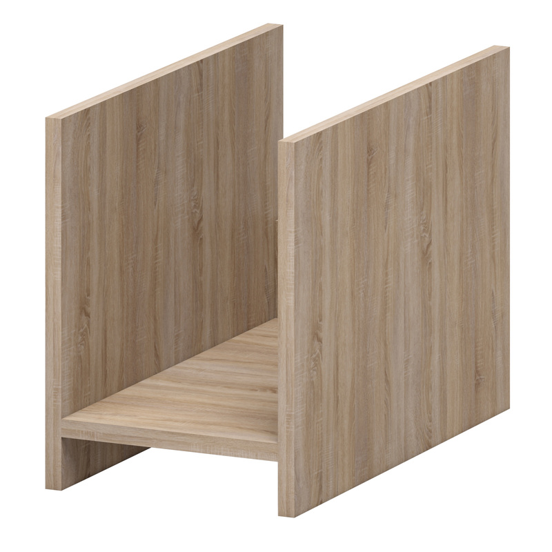 Изображение товара Подставка под системный блок Бюджет 1350 дуб сонома 272х500х200 мм