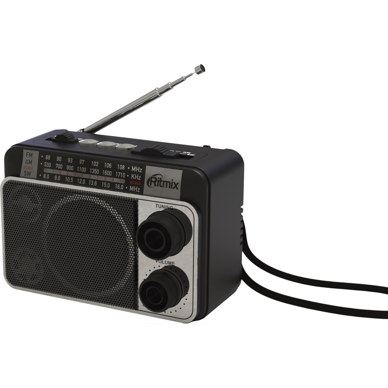 Изображение товара Радиоприемник Ritmix RPR-161 черный/серый (80003912)