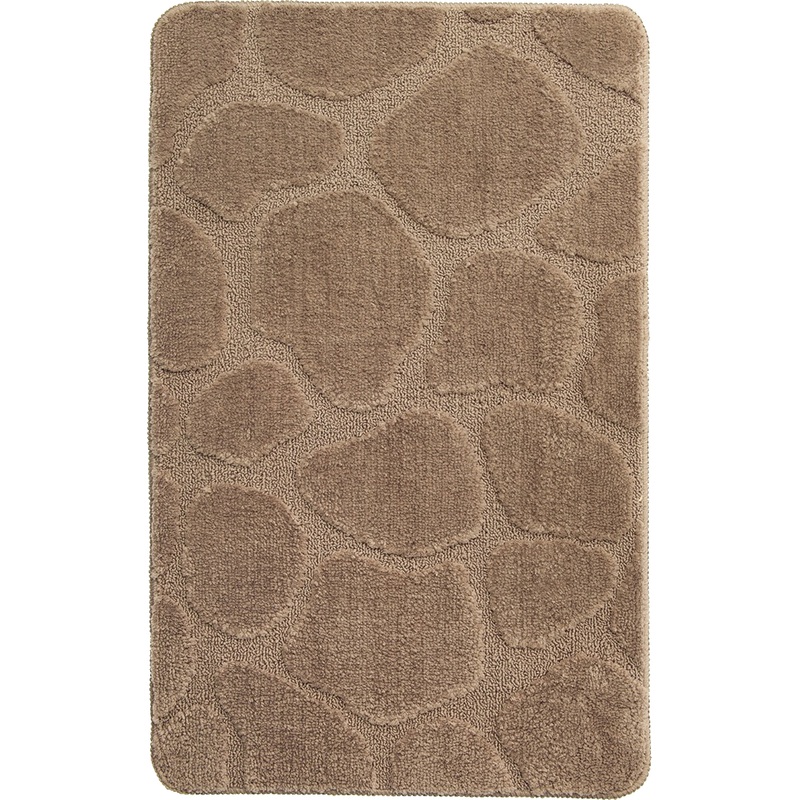 Изображение товара Универсальный коврик Fresh Code Камни 50x80 см светло-коричневый для ванной и интерьера