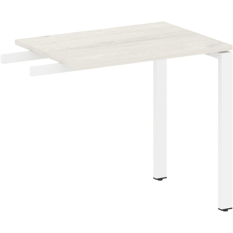 Изображение товара Приставка-брифинг Metal System Style БП.ПР-2 (дуб наварра/белый, 800x600x750 мм)