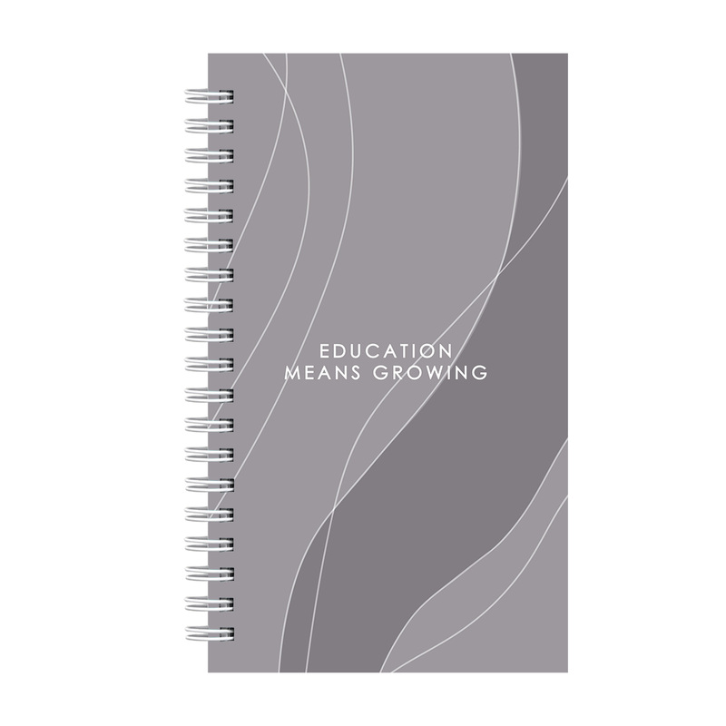 Изображение товара Блокнот Attache Selection Success А6 100 листов серый в клетку на спирали с разделителями