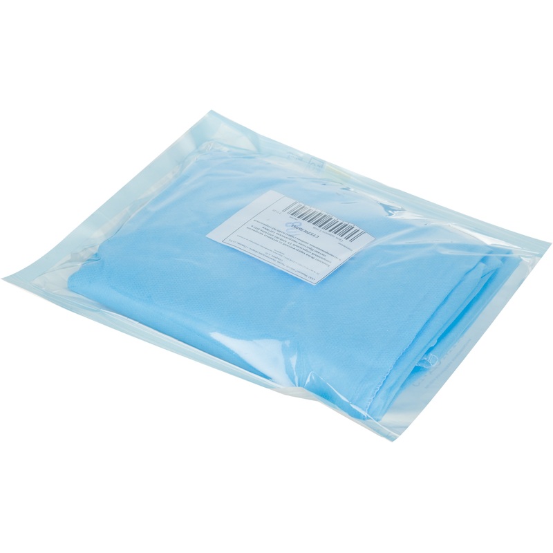 Изображение товара Стильный одноразовый защитный чехол Инмедиз 140x80 см голубой стерильный