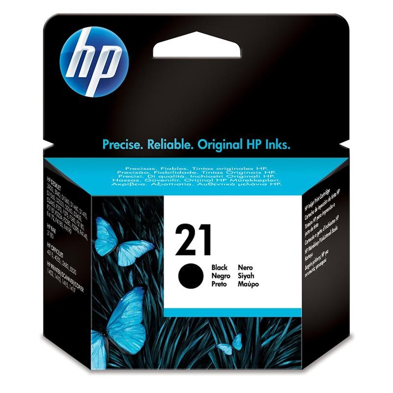 Изображение товара Картридж струйный HP 21 C9351AE черный оригинальный уценка
