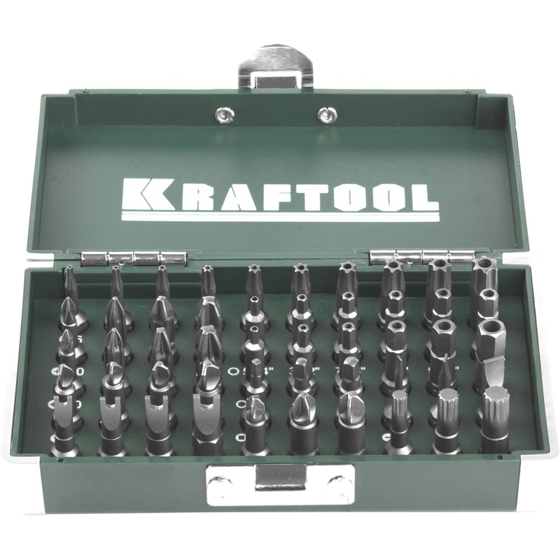 Изображение товара Набор бит Kraftool X-Drive 50 предметов профессиональный для индустриальных условий