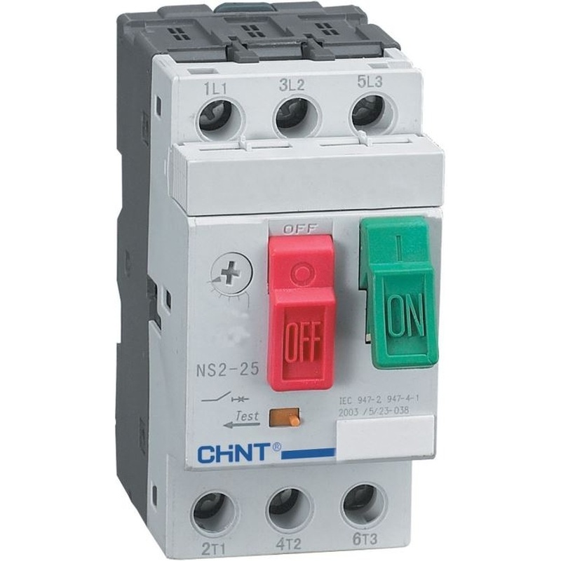 Изображение товара Автоматический модульный выключатель Chint NS2-80B R 40 А 3П для защиты электросетей