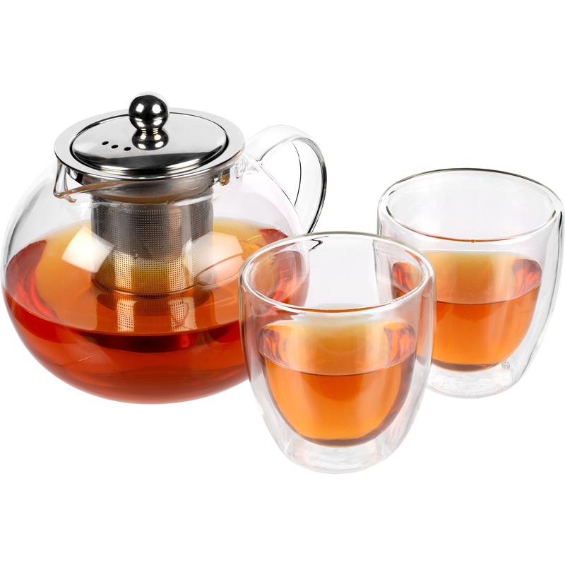 Изображение товара Чайный сервиз Molti Camberwell на 2 персоны из стекла, 3 предмета