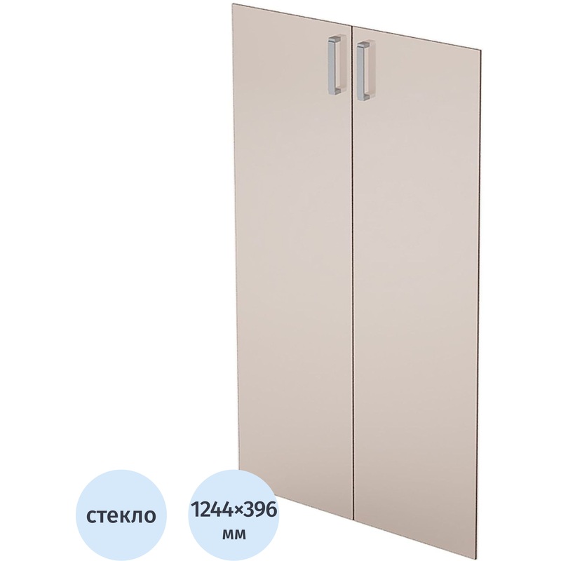 Изображение товара Двери средние Avance 6ФКС.010 стекло бронза 396х1244 мм (2 шт.)