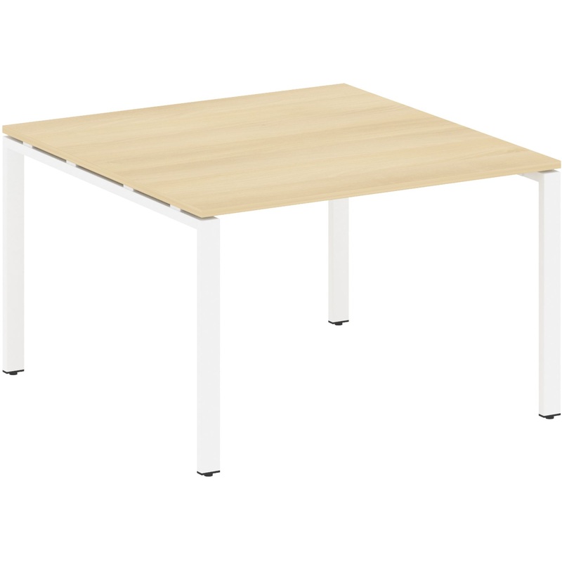 Изображение товара Стол для переговоров Metal System Style БП.ПРГ-1.2 акация лорка/белый