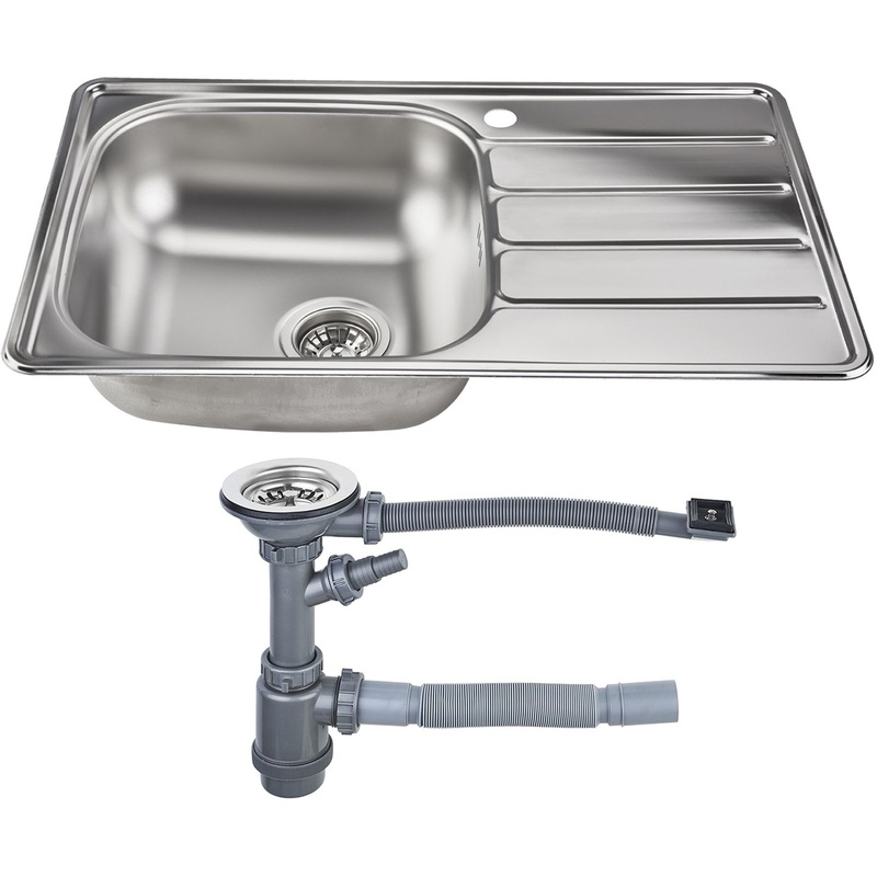 Изображение товара Мойка Юкинокс Гранд GRM780.480-GT6K2L&S701 из нержавеющей стали