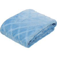 плед Luscan микрофибра 200x220 см синий