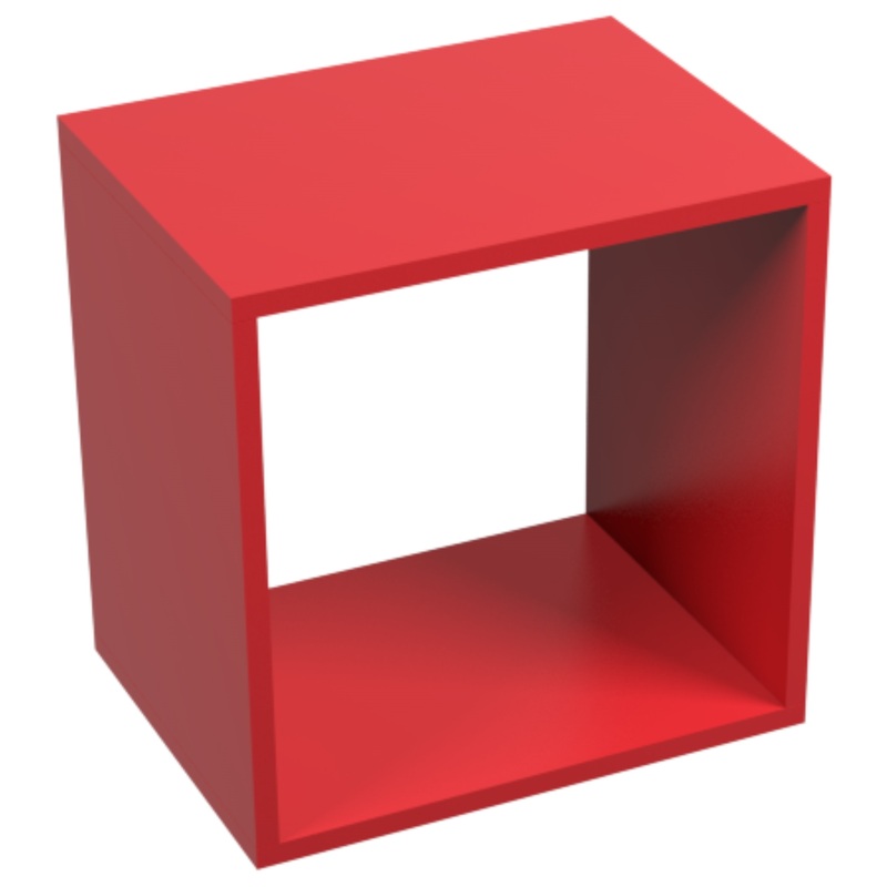 Изображение товара Полка навесная Точка Роста (красный, 400х300х400 мм)