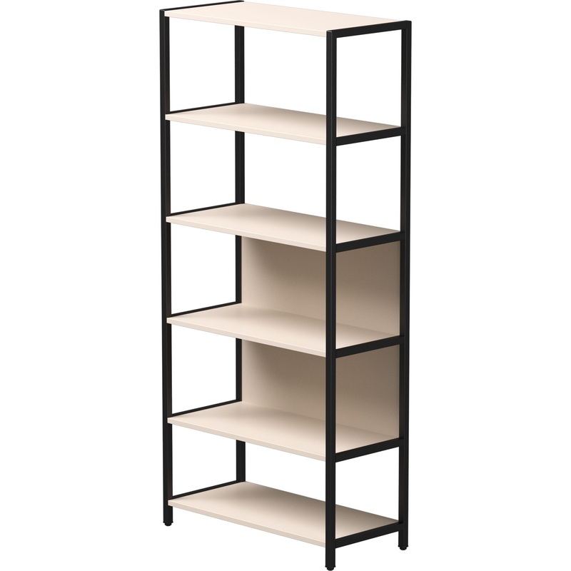 Изображение товара Стеллаж для документов EVO 254H008GU9005 кашемир/чёрный 830х385х1840 мм