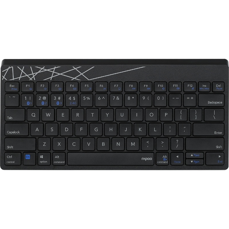Изображение товара Rapoo K8000M-BL беспроводная клавиатура мембранная Bluetooth радиоканал