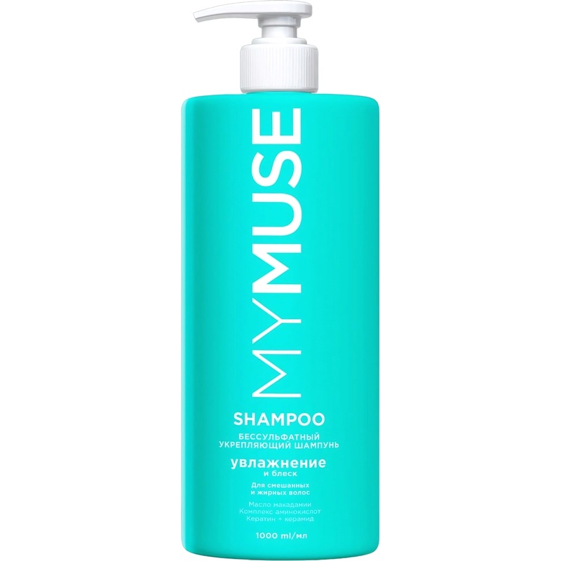 Изображение товара Шампунь MyMuse Бессульфатный для жирных и смешанных волос 1 л