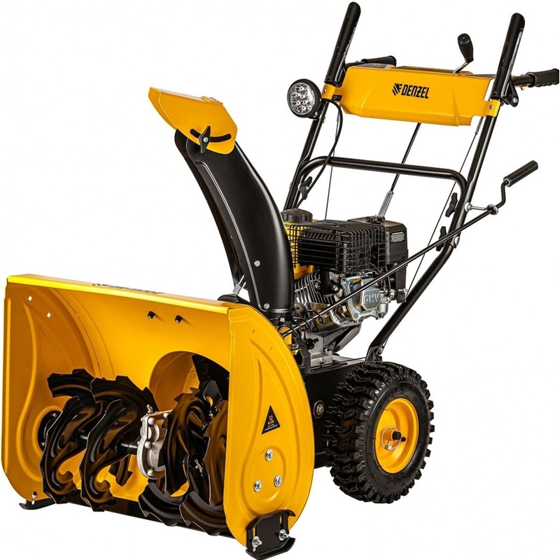 Изображение товара Бензиновый снегоуборщик Denzel SBM 610 с мощным двигателем 7 л.с