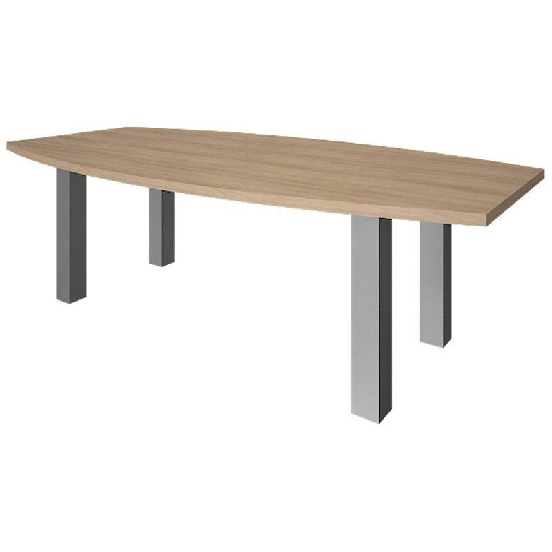 Изображение товара Стол Yalta для переговоров на 4 ножках, акация лорка, 2400x1200 мм