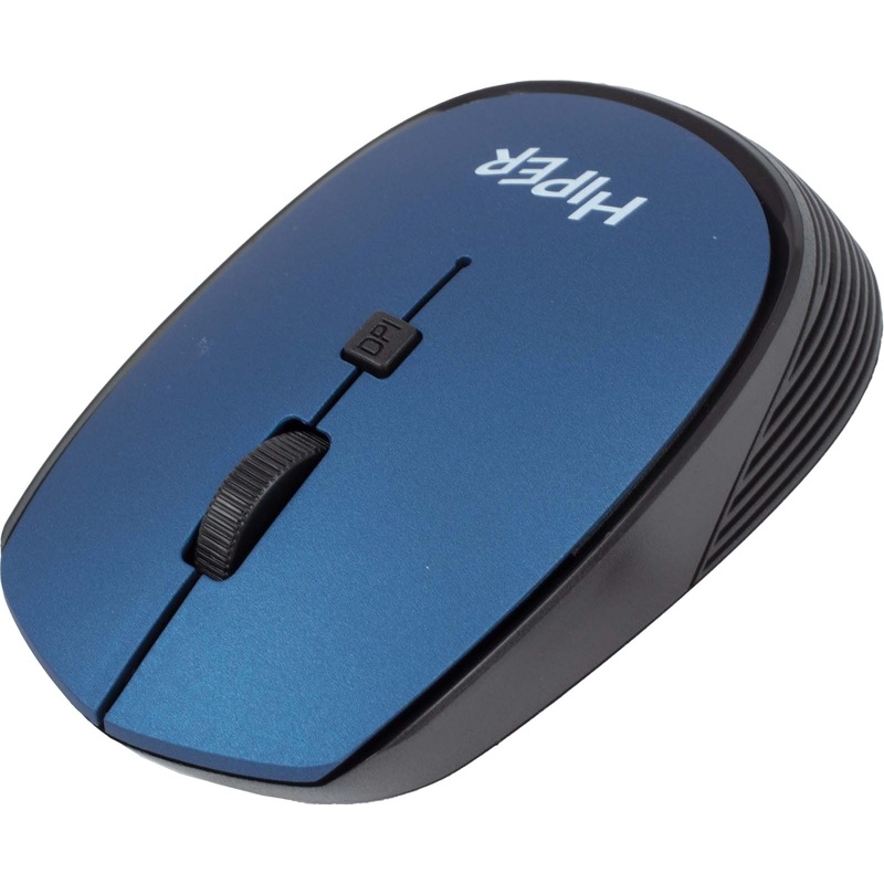 Изображение товара Беспроводная мышь Hiper синяя (HOMW-083) оптическая, радиоканал 1600 dpi