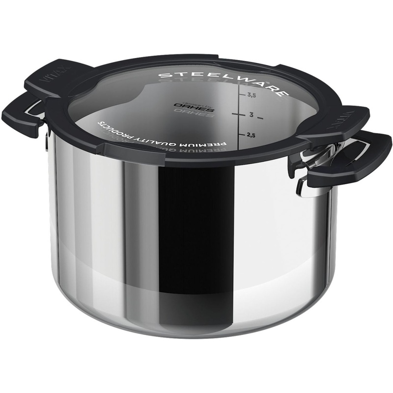 Изображение товара Кастрюля Vitax 4 л нержавеющая сталь с крышкой