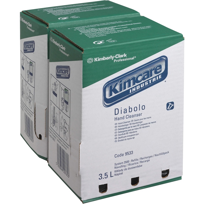 Изображение товара Картридж с жидким мылом для рук Kimberly-Clark 9533 3500 мл (2 штуки в упаковке)