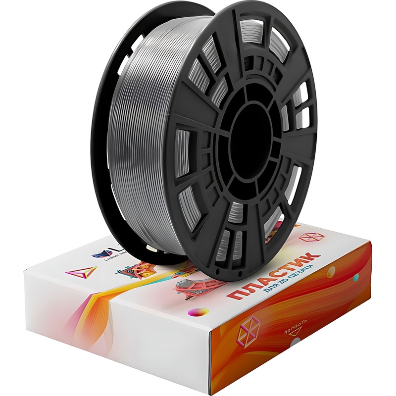 Изображение товара PETG+ глянцевый серый 3D-принтер расходный материал 1.75 мм 1 кг Lider-3D