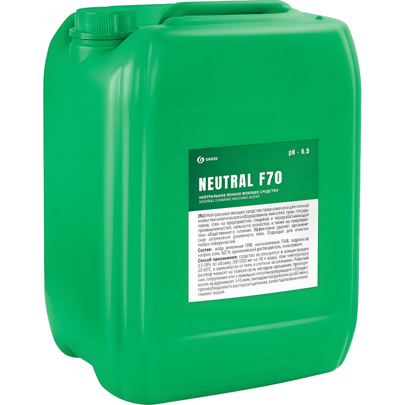 Изображение товара Моющее средство Grass Neutral F70 19 л концентрат для промышленных и бытовых очисток
