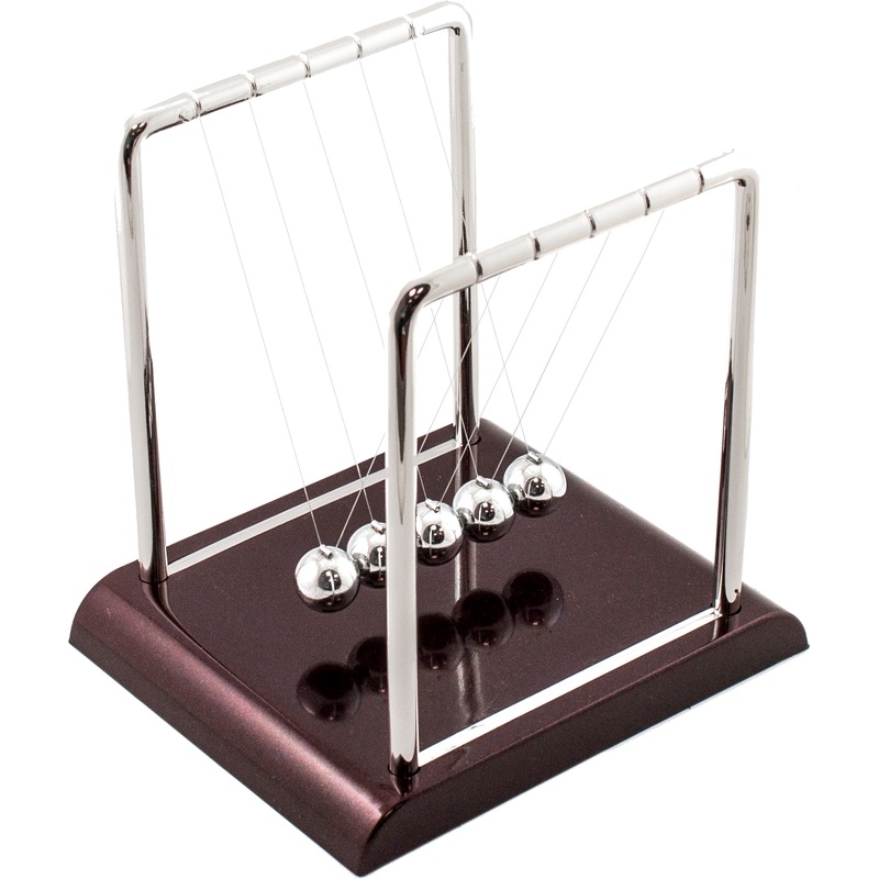 Изображение товара Сувенир настольный антистресс маятник Шары Ньютона (18389)