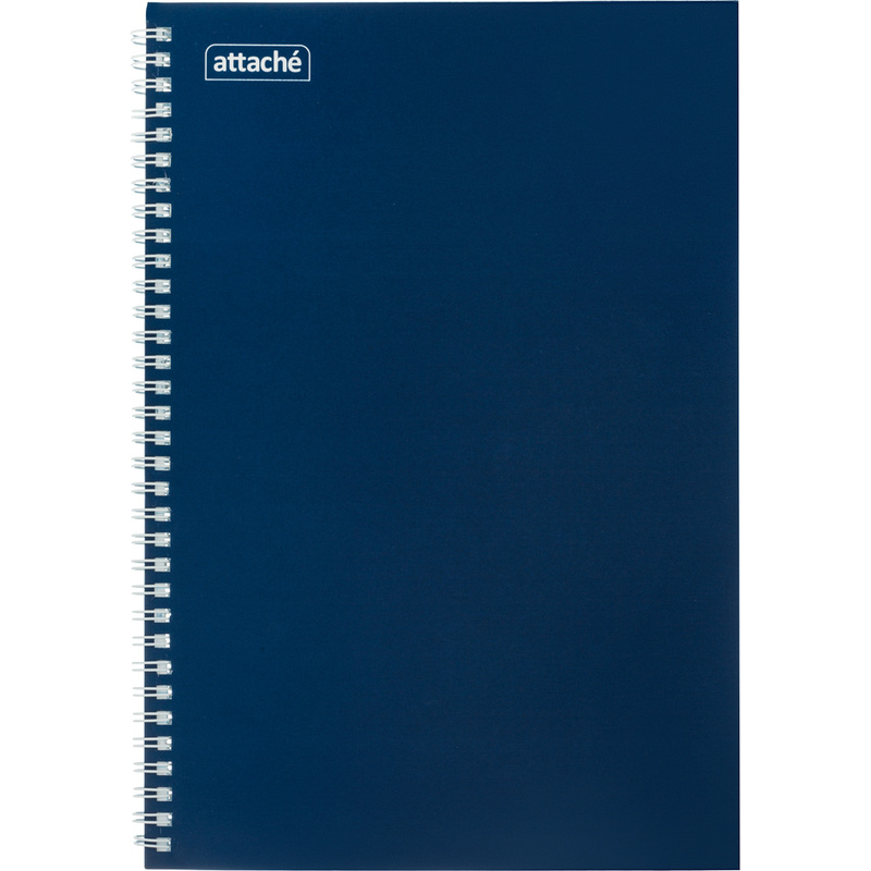 Изображение товара Бизнес-тетрадь Attache A4 80 листов синяя в клетку спираль