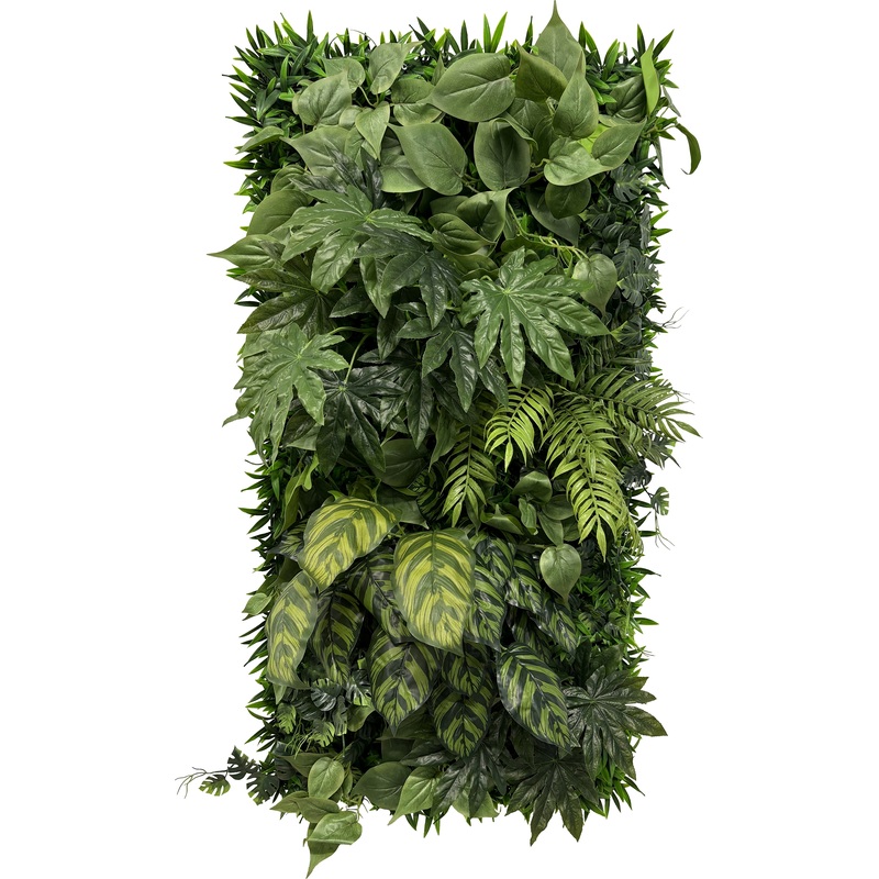 Изображение товара Композиция фитостена Зелёные тропики APC-20002/1 для интерьера настенная искусственная зелень