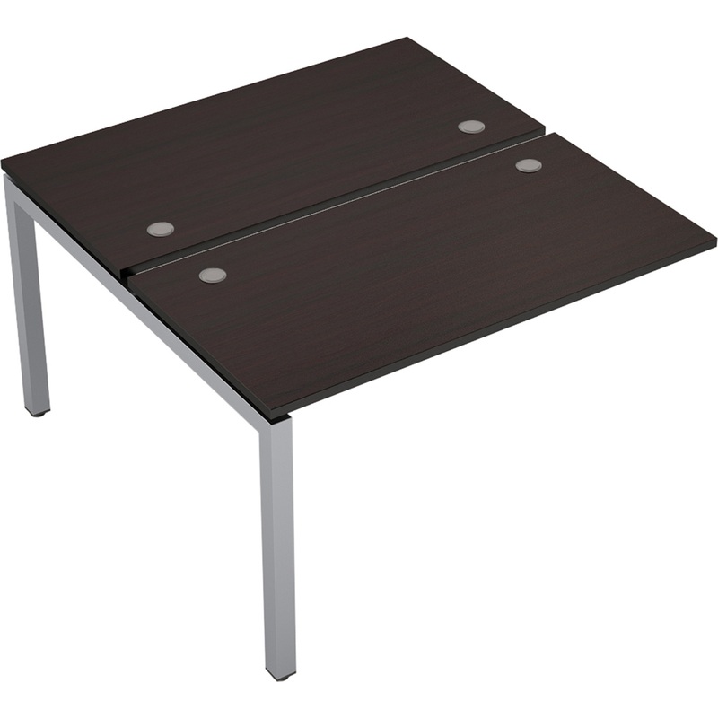 Изображение товара Рабочая станция Avance 6МБК.5268 (венге/алюминий матовый, 1200х1235х750 мм)