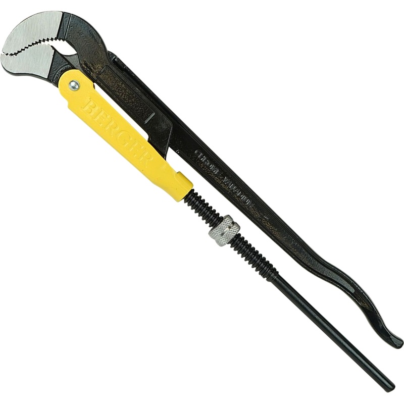 Изображение товара Ключ трубный (газовый) рычажный №3 Berger BG4008 0 дюйма тип S усиленный