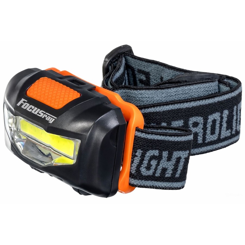 Изображение товара Фонарь налобный светодиодный FOCUSray 1055 на батарейках (629233)