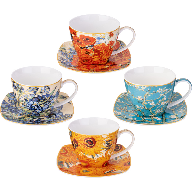 Изображение товара Набор чайный Lefard Art collection 104-1018 на 4 персоны фарфор (8 предметов)