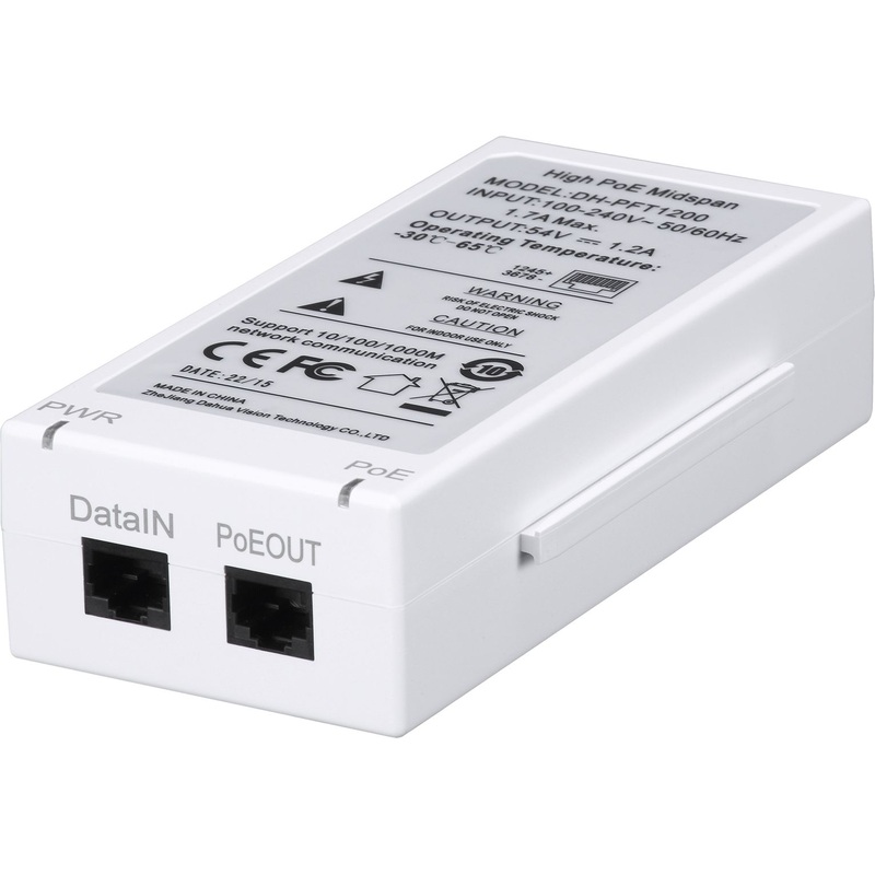 Изображение товара PoE-сплиттер активный DAHUA DH-PFT1200 для питания по Ethernet с высокой скоростью