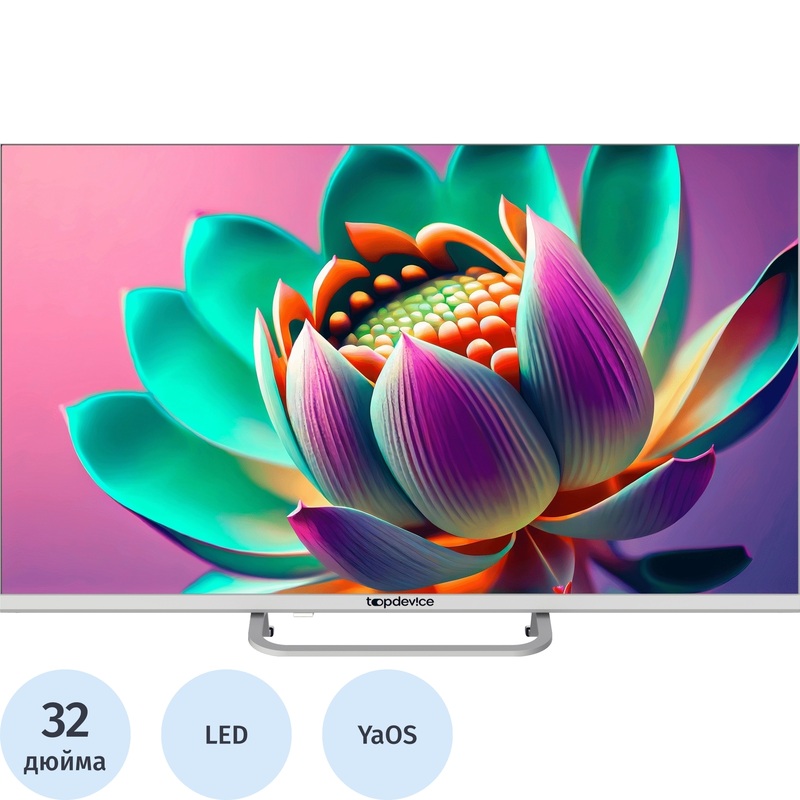 Изображение товара Телевизор 32 Topdevice TDTV32CS07H WE HD Ready с Smart TV и Wi-Fi
