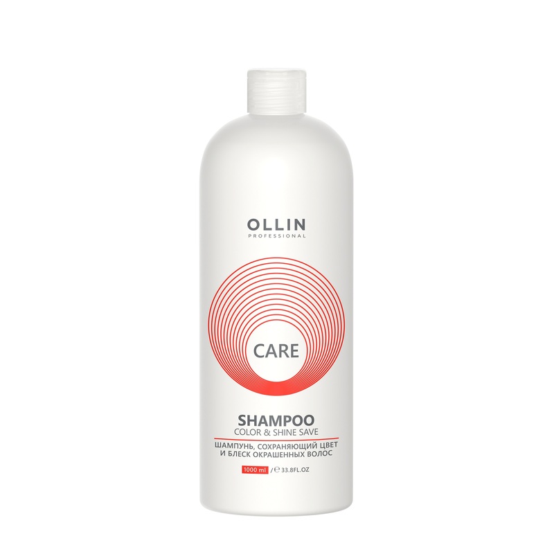 Изображение товара Шампунь Ollin Professional Care для окрашенных волос 1 литр - уход за цветными волосами