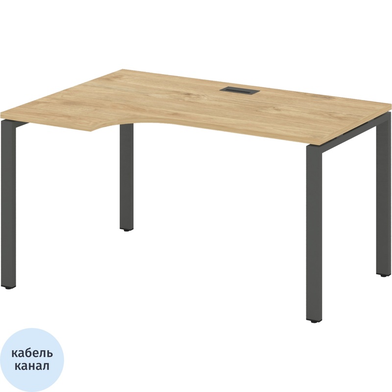 Изображение товара Эргономичный левый стол SN-6P.SPA-012(L), тип у кого 1580х700х750 мм, Россия