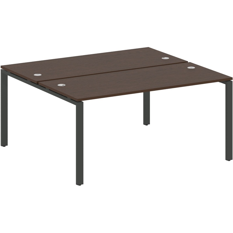 Изображение товара Рабочая станция Metal System Style БП.РАС-СП-2.4 венге цаво/антрацит 1600x1475x750 мм
