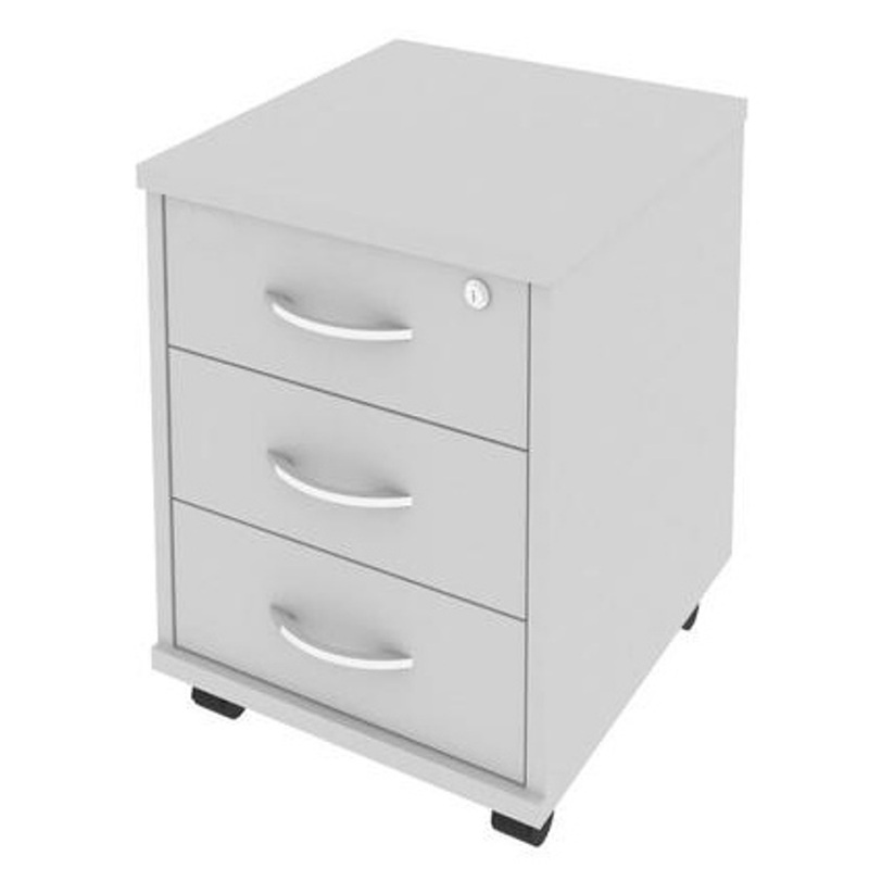 Изображение товара Тумба подкатная Riva с замком 420х450х556 мм офисная мебель