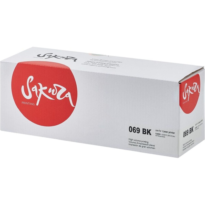 Изображение товара Картридж лазерный Sakura 069BK 5094C002 черный совместимый для Canon