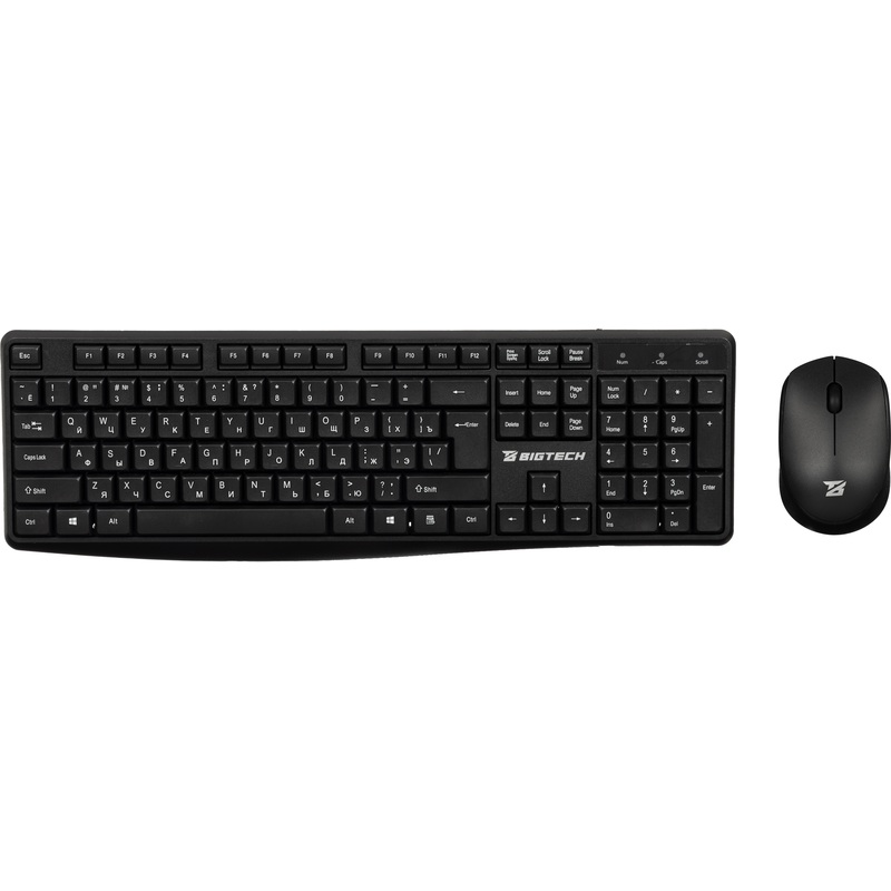 Изображение товара Комплект беспроводной клавиатура и мышь BigTech BM-MK235 (WM-755)