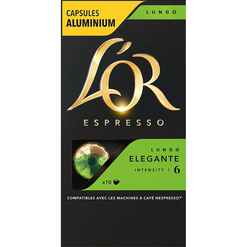 Изображение товара Кофе в капсулах L'or Espresso Lungo Elegante 10 штук для Nespresso